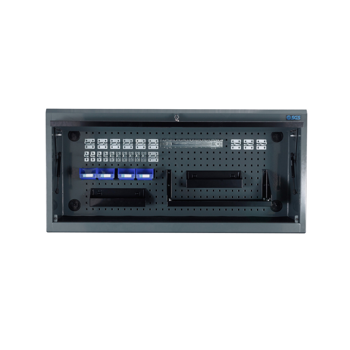 SGS 56In Hutch Top Tool Cabinet | Slate Grey